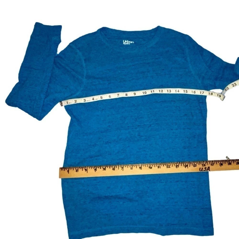NWOT URBAN PIPELINE Mis-Sized Teal tee says XL measured as a Medium - Picture 8 of 10